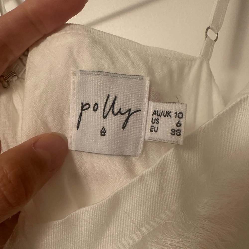 Chic White Polly Mini Dress - Picture 4 of 5